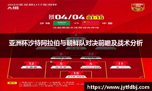 亚洲杯沙特阿拉伯与朝鲜队对决前瞻及战术分析